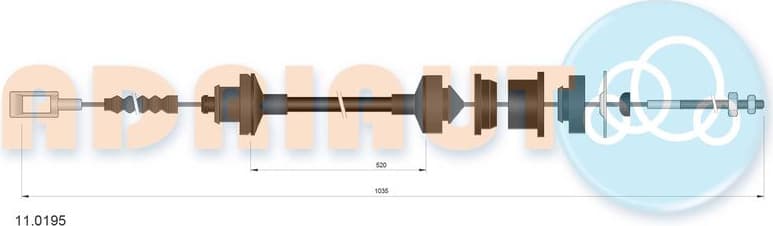 Cable clutch 11.0195 - image 2
