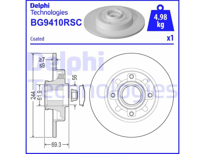 Brake Disc BG9410RSC