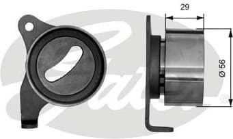 Tensioner Pulley, timing belt PowerGrip™ T41071