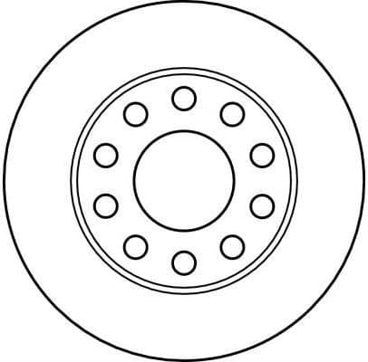 Brake discs kit rear, (2pcs), Top Quality DF4186 - image 2