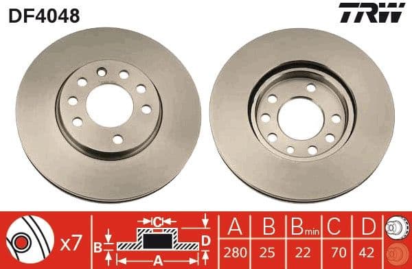 Brake Disc DF4048 - image 3