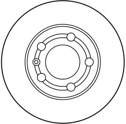 Brake discs kit rear, (2pcs), Top Quality DF2805 - image 4