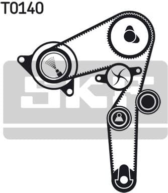 Timing belt kit VKMA05193 - image 2