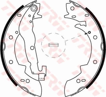 Brake Shoe Set GS6237 - image 2