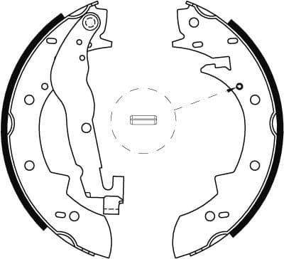 Brake Shoe Set GS6237 - image 3