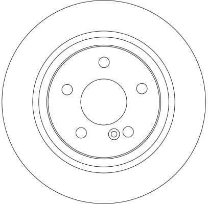 Brake discs kit rear, (2pcs), Top Quality DF4271 - image 2