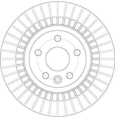 Brake discs kit rear, (2pcs), Top Quality DF6308 - image 2