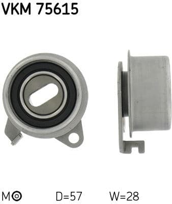 Tensioner Pulley, timing belt VKM 75615 - image 2