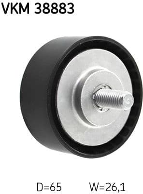 Deflection/Guide Pulley, V-ribbed belt VKM 38883