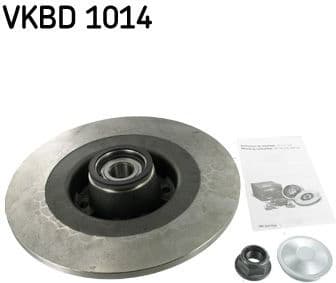 Brake disc with bearing, Top Quality VKBD1014 - image 2