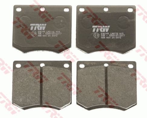Brake Pad Set, disc brake COTEC GDB660 - image 4