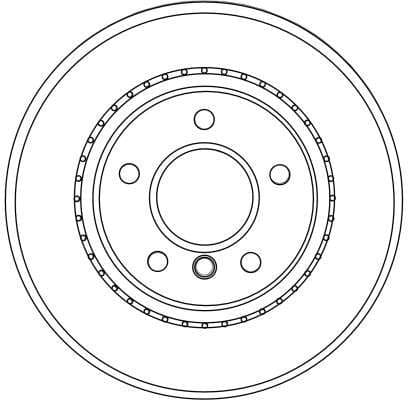 Brake discs kit rear, (2pcs), Top Quality DF4450 - image 2