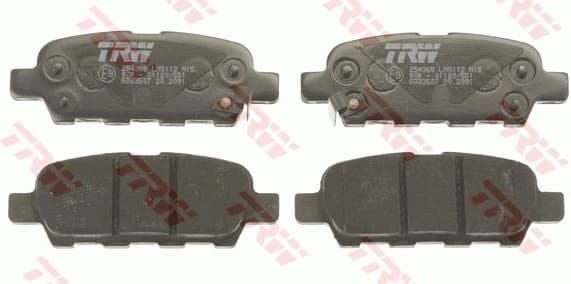 Brake Pad Set, disc brake COTEC GDB3507 - image 4