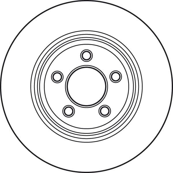 Brake Disc TRW SINGLE DF4907S - image 4