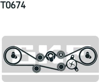 Timing belt kit VKMA98000 - image 5