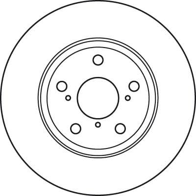 Brake disc, 1pcs FRONT, Top Quality DF4939S - image 2