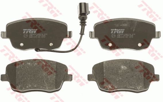 Brake Pad Set, disc brake COTEC GDB1472 - image 4