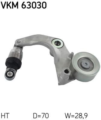 Belt Tensioner, V-ribbed belt VKM63030 - image 2