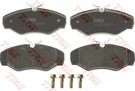Brake pads front, Top Quality GDB1478