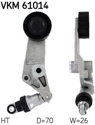 Tensioner belt VKM61014 - image 2