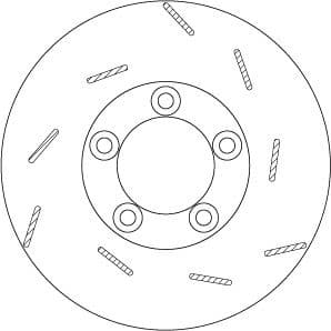 Brake Disc TRW SINGLE DF6321S - image 4