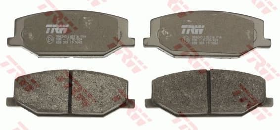 Brake Pad Set, disc brake COTEC GDB383 - image 4