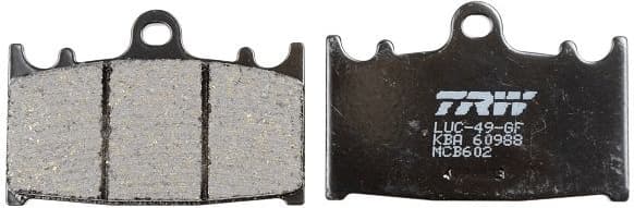 Brake Pad Set, disc brake Organic Allround MCB602 - image 2