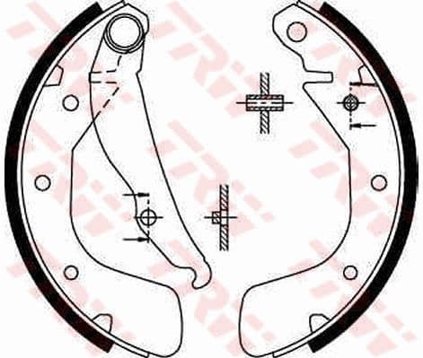 Brake Shoe Set GS8543 - image 2