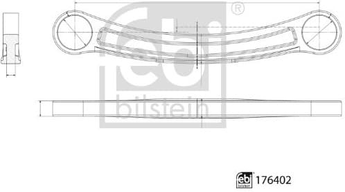 Control/Trailing Arm, wheel suspension 176402