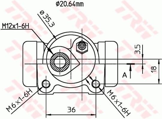 Wheel Brake Cylinder BWF170 - image 2