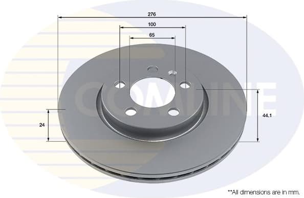 Brake Disc COATED ADC2992V - image 2