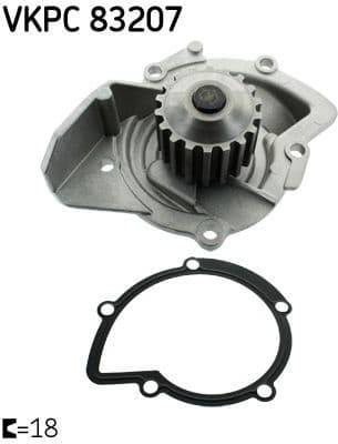 Water pump cooling system VKPC83207 - image 2