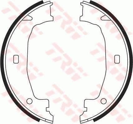 Brake shoes handbrake, Top Quality GS8432 - image 2