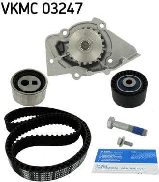 Timing belt kit with water pump SKF VKMC 03247