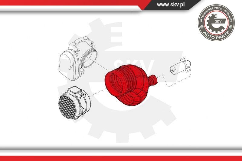 Intake Hose, air filter 24SKV475 - image 2