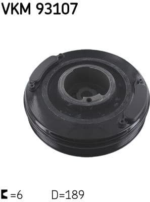 Belt Pulley, crankshaft VKM 93107 - image 2