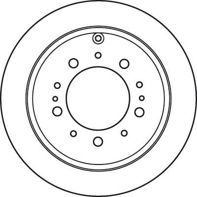 Brake Disc TRW SINGLE DF4965S - image 4
