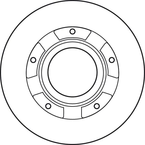 Brake disc, 1pcs REAR, Top Quality DF4821S - image 4