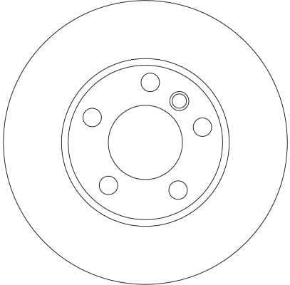 Brake Disc TRW SINGLE DF4390S - image 4