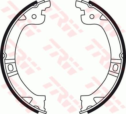 Brake shoes handbrake, Top Quality GS8759 - image 3