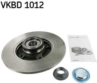 Brake disc with bearing, Top Quality VKBD1012 - image 3
