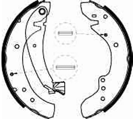 Brake Shoe Set GS8545 - image 3
