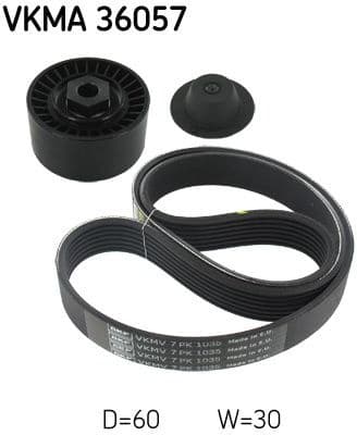 V-ribbed Belt Set VKMA 36057 - image 2