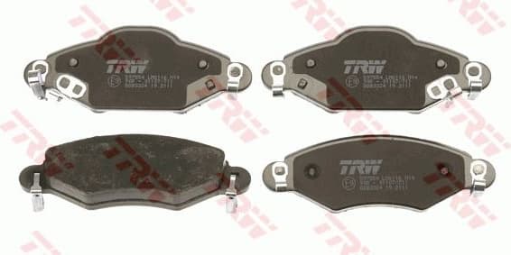 Brake Pad Set, disc brake COTEC GDB3324 - image 4