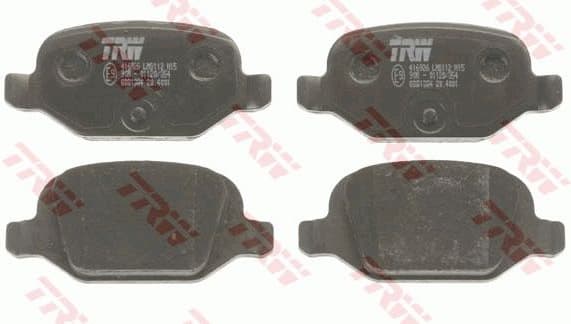 Brake Pad Set, disc brake COTEC GDB1384 - image 4