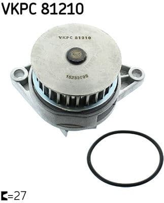 Water Pump, engine cooling VKPC 81210 - image 2