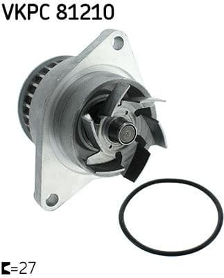 Water Pump, engine cooling VKPC 81210 - image 3