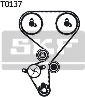 Water Pump & Timing Belt Kit VKMC 03130 - image 4