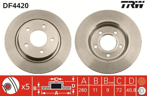 Brake Disc DF4420 - image 3
