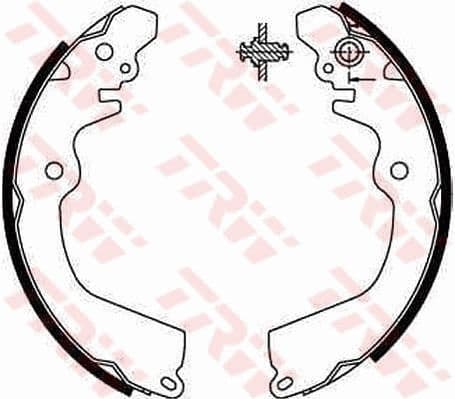 Brake Shoe Set GS8666 - image 2